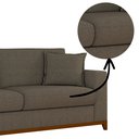 Ver imagem 7 de Sofá Living Vintage 3 Lugares 220cm em Linho Slim