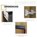 Ver imagem 4 de Cozinha Compacta Modulada 6 Peças 6 Portas 8 Gavetas Confort Cinza/Cinamomo/Grafite