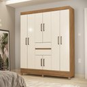 Ver imagem 1 de Guarda Roupa Bianca Casal 8 Portas Amendola Off White