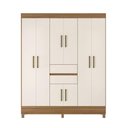 Ver imagem 3 de Guarda Roupa Bianca Casal 8 Portas Amendola Off White
