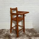 Ver imagem 3 de Cadeira de Alimentação Infantil com Proteção - Verniz