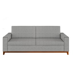 Sofá Living Vintage 3 Lugares 225cm em Linho Áspen - 4