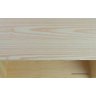 CÔMODA PARA QUARTO DE MADEIRA MACIÇA 4 GAVETAS SIDERAL NATURAL E VERDE SÁLVIA 90X40X98CM - 5