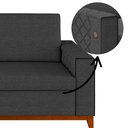 Ver mais imagens de Sofá Living Vintage 3 Lugares 225cm em Linho Áspen