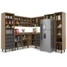 Cozinha Compacta 9 Peças 10 Portas 8 Gavetas Confort - 2