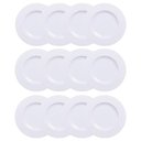 Ver imagem 1 de Jogo 12 Pratos Sobremesa Branco Pequeno Porcelana 21cm Tramontina Doces Tortas Vibrare