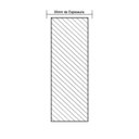 Ver imagem 3 de Kit Porta Madeira 1,00x2,10m Primer + Trilho Correr 2,00m Preto + Brinde