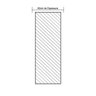 Kit Porta Madeira 1,00x2,10m Primer + Trilho Correr 2,00m Preto + Brinde - 3
