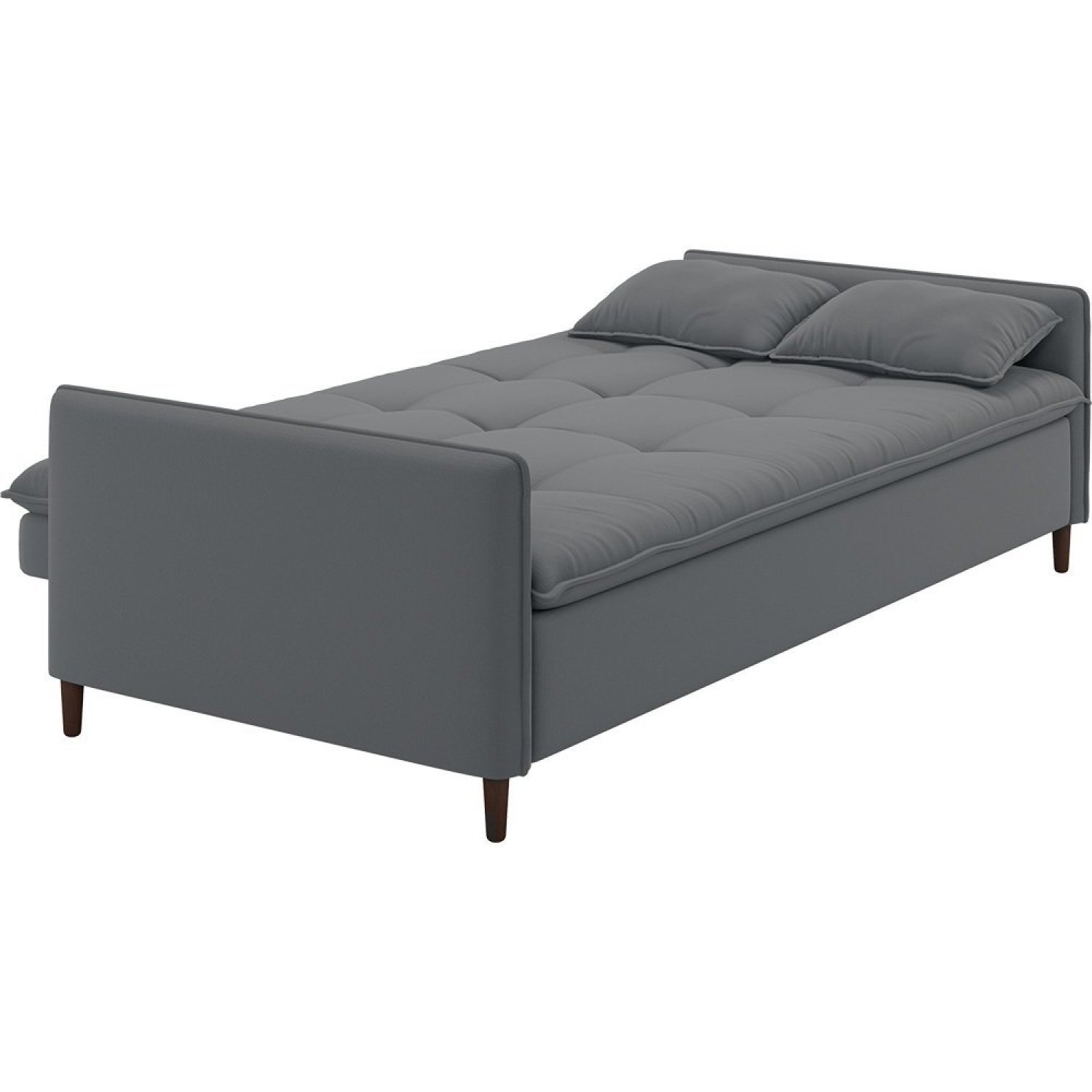 Sofá Cama Reclinável 3 Lugares 213cm Veludo Lima - 5