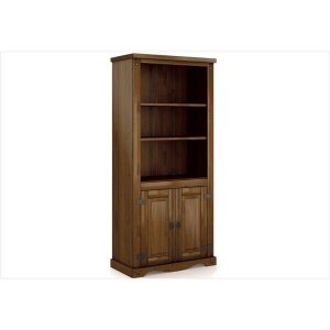 Estante Livreiro Multiuso Imperial 9040 com 02 Portas e 05 Prateleiras Imbuia - Mpo