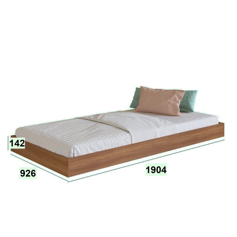 Cama Box Articulável e Cama Auxiliar 90cm Israel Nogal Art In Móveis - 4