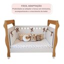 Ver imagem 7 de Quarto de Bebê Completo com Cômoda, Berço com Colchão e Guarda Roupas Mila