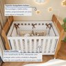 Quarto de Bebê Completo com Cômoda, Berço com Colchão e Guarda Roupas Mila - 18