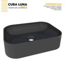 Ver imagem 5 de Cuba de Apoio para Banheiro em Mármore Sintético Luna Cozimax