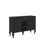 Aparador Clássico com 2 Portas e 1 Gaveta - Preto - 1