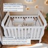 Quarto de Bebê Completo com Cômoda, Berço e Guarda Roupas Mila - 17