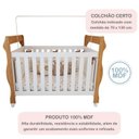 Ver imagem 6 de Quarto de Bebê Completo com Cômoda, Berço e Guarda Roupas Mila