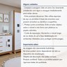 Quarto de Bebê Completo com Cômoda, Berço e Guarda Roupas Mila - 19