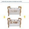 Quarto de Bebê Completo com Cômoda, Berço e Guarda Roupas Mila - 15