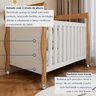 Quarto de Bebê Completo com Cômoda, Berço e Guarda Roupas Mila - 17