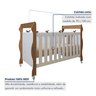 Quarto de Bebê Completo com Cômoda, Berço e Guarda Roupas Mila - 5