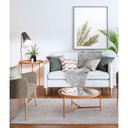 Ver imagem 3 de Mesa de Centro Ambiente Aqua Grande com Espelho Cobre - Imcal