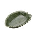 Ver imagem 1 de Folha Decorativa de Cerâmica Banana Leaf Verde 30Cmx20,5cm X 6,5cm | Lyor