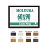 Moldura Preta Quadro 60x90 para Impressão Poster com Petg - 1