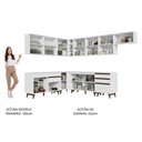 Ver imagem 7 de Armário de Cozinha Completa de Canto 512cm Branco 01 Branco