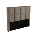 Ver imagem 1 de Cabeceira Cama Box Casal Kappesberg Cloud Linho Fendi 140cm