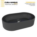 Ver imagem 4 de Cuba de Apoio para Banheiro em Mármore Sintético Nimbus Cozimax