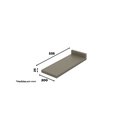 Ver imagem 4 de Tampo para Balcão de Cozinha 100% MDF Aurora Espresso Móveis Cinza/Duna