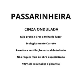 Tela Passarinheira Telha Eternit E Brasilit 50 Un Cinza - 5
