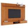 Painel para Tv Home Suspenso Ripado Ambiente Loft 2.2 Nature - Imcal - 3
