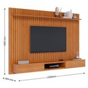 Ver imagem 2 de Painel para Tv Home Suspenso Ripado Ambiente Loft 2.2 Nature - Imcal