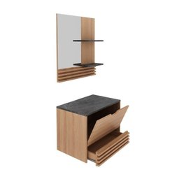 Gabinete Suspenso para Banheiro com Espelheira 60cm - 4