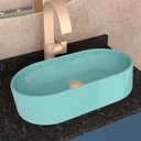 Ver imagem 1 de Cuba de Apoio para Banheiro em Mármore Sintético Nimbus Cozimax