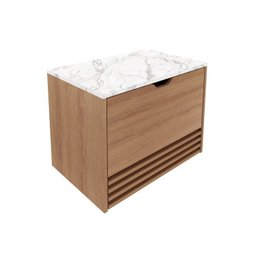 Gabinete Suspenso para Banheiro com Espelheira 60cm - 5