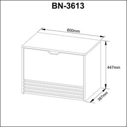 Gabinete Suspenso para Banheiro com Espelheira 60cm - 8