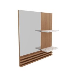 Gabinete Suspenso para Banheiro com Espelheira 60cm - 11