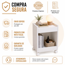 Ver imagem 7 de Carrinho Auxiliar Multiuso Salao de Beleza Preto Organizador - Branco