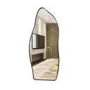 Ver imagem 1 de Espelho Decorativo Moldura de Aluminio E06 170 X 70 Orgânico Lapidado Moderno Pinterest Preto
