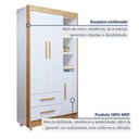 Ver imagem 7 de Quarto de Bebê Completo com Cômoda, Mini Berço com Colchão e Guarda Roupas Lila