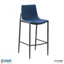 Ver imagem 2 de Kit 2 Banquetas Eulália em Pu em Várias Cores Base Grafite - Rivatti