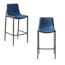 Ver imagem 1 de Kit 2 Banquetas Eulália em Pu em Várias Cores Base Grafite - Rivatti