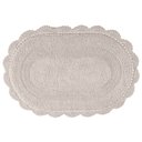 Ver imagem 1 de Tapete Banheiro Crochê Oval 50x80 Inrose Kacyumara - Casa k