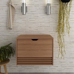 Gabinete Suspenso para Banheiro com Espelheira 60cm - 4