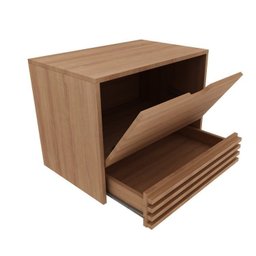 Gabinete Suspenso para Banheiro com Espelheira 60cm Marrom - 6 Gabinete Suspenso para Banheiro com Espelheira 60cm Marrom - 6