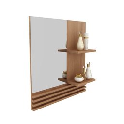 Gabinete Suspenso para Banheiro com Espelheira 60cm - 12