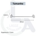 Ver imagem 2 de Porta Toalha Reta Stander